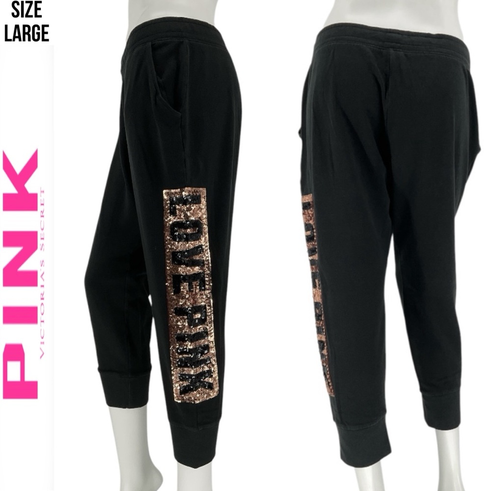 PINK Victorias secret Bling carpi sweatpants